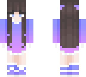 gradient sweater girl