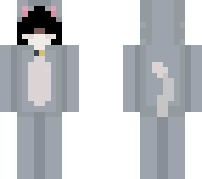 grey cat onsie