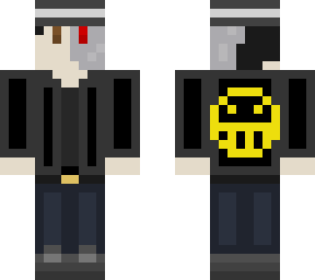 noir cyborg skeleton