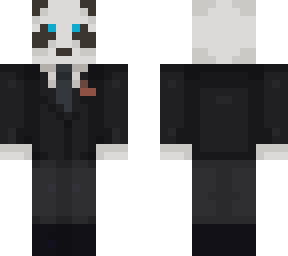 panda con traje