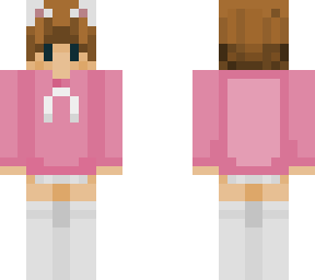 pink hoodie femboy