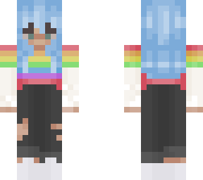 pride skin! blue
