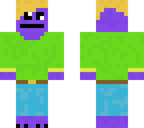 purple dinasour man