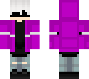 purple hoodie boy