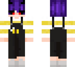 purple short hair girl