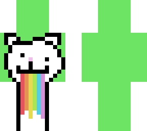 rainbow cat dream skin