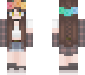 rainbow flower crown (an edit)