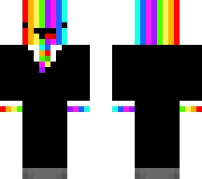 rainbow nooby with shoes