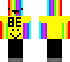rainbow nooby with smiley t-shirt- be happy version