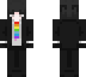 rainbow pride tie