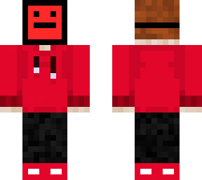 red straight - face mask