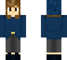 simple blue beanie