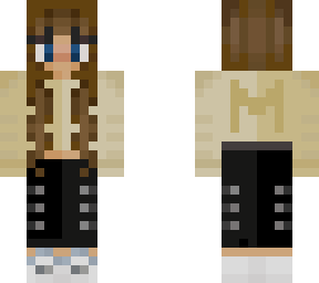 simplistic winter girl