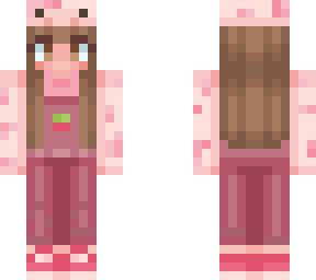 strawberry cow overalls