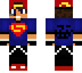 superman gamer boy w/ red cap