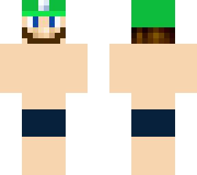 swiming luigi