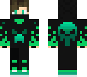 the challenge (green & masked)