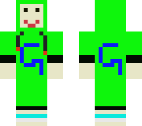 the green hood with smile ?