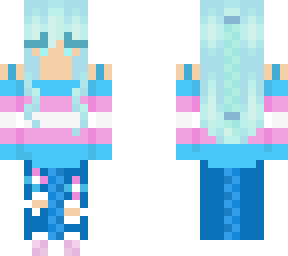 trans pride skin