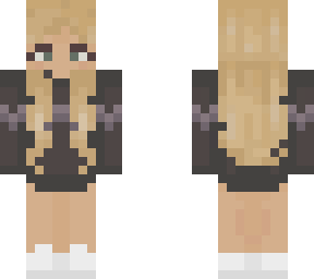 u are sus blonde girl brown sweater