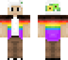 white hair queer pride