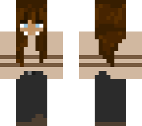 aesthetic brown hair girl