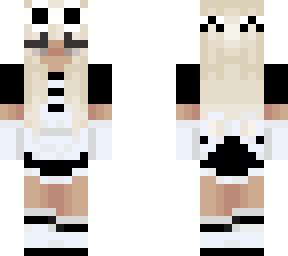 blond maid dress