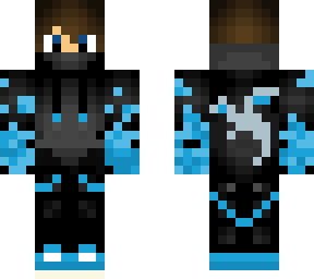 blue gamer boy with dragon