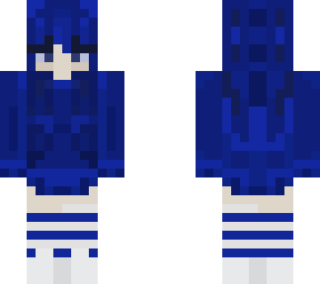 blue skin