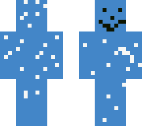 blue smiling mushroom