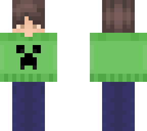 boy in creeper sweater