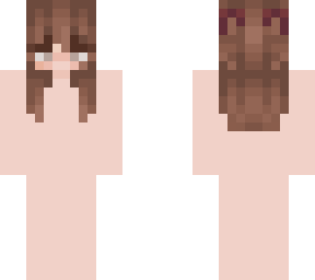 brown hair blank
