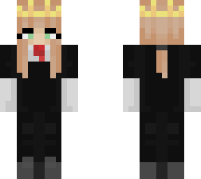 crown and fancy outfit
