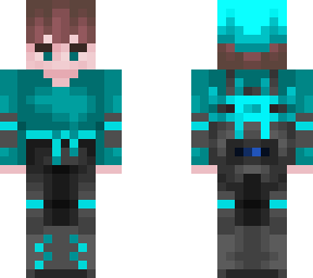 cyan axolotl boy