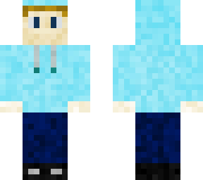 cyan hoodie