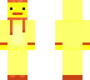 duck with duck hoodie