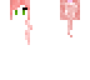 female hair base: ponytail (some pinkish color)