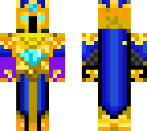 golden king with diamond