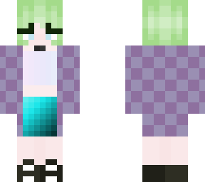 green hair