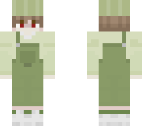 green overall person