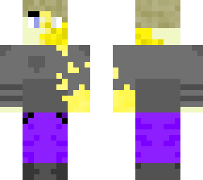 Half Blaze Minecraft Skins