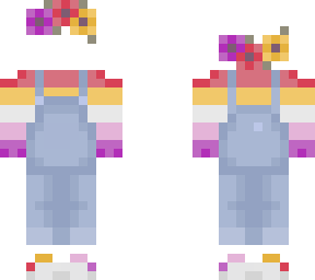 les bian flower crown with overalls