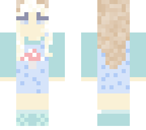 mushroom cute girl with overall