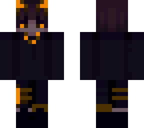 Orange Demon | Minecraft Skin