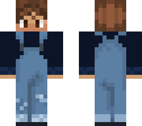 overalls with short hair