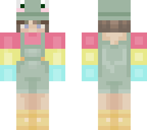 pan***ual pride flag (with frog hat)