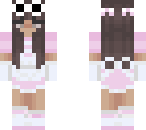 pink maid dress