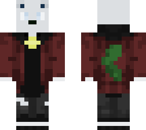 red with a hoodie