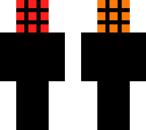 rubik's cube person