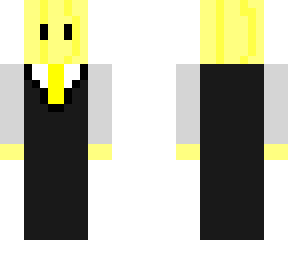 simple banana in a suit